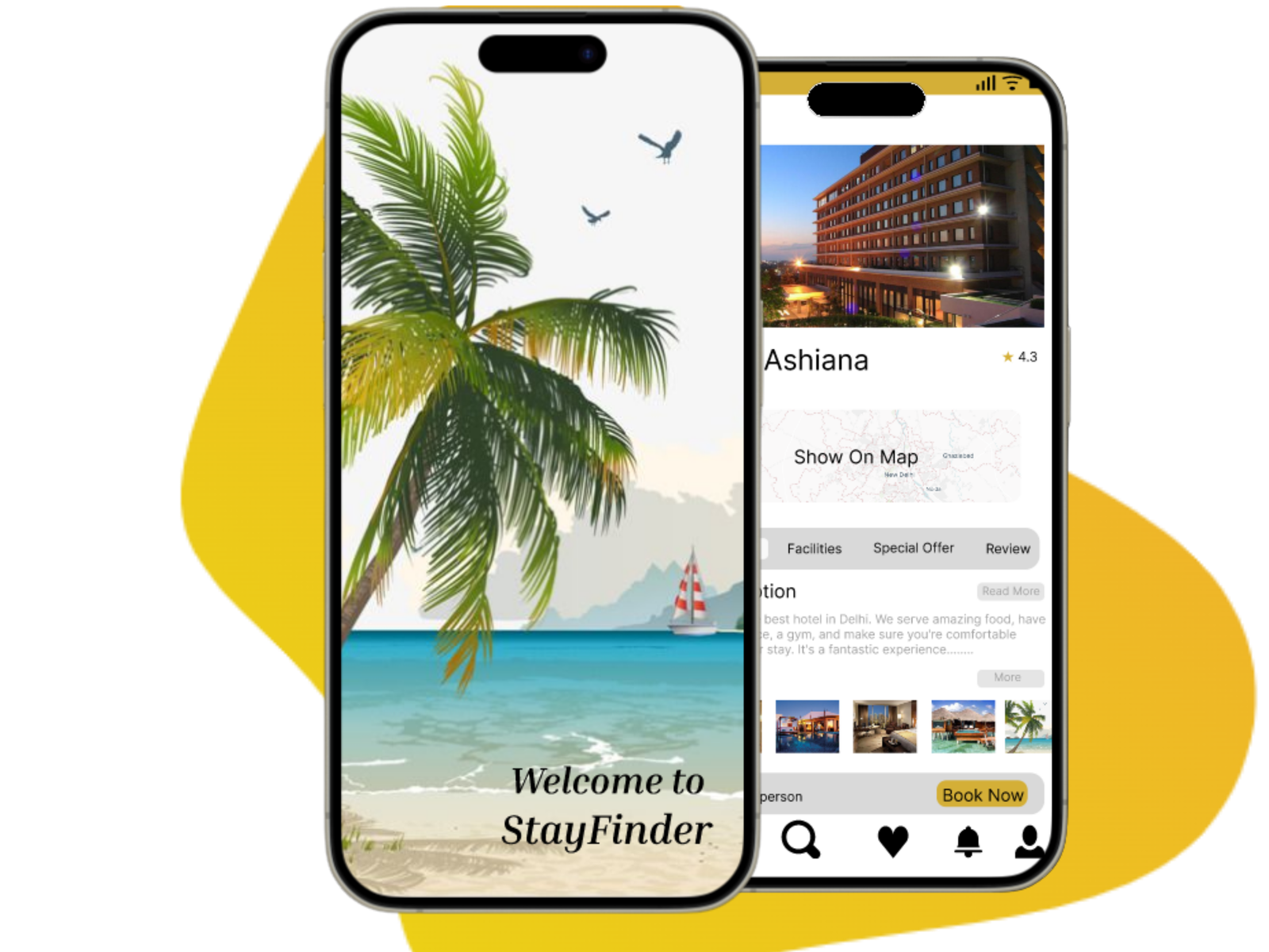 Yatra Hotel Options Screenshot